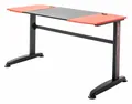 Produktbild: Gaming-Schreibtisch Computertisch Metall schwarz-rot 140 x 65 cm