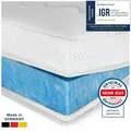 Produktbild: AM Qualitätsmatratzen, Topper Premium Gelschaum-Topper, Memory Foam, 8 cm hoch, 100x190 cm weiß 100 cm x 190 cm x 8 cm