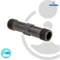 Produktbild: Schlösser Armaturen - tecuro Passstück 3/4 Zoll (DN15) x 110 mm für Wasserzähler Wärmemengenzähler - Kunststoff schwarz