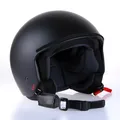 Produktbild: Motorradhelm Sturzhelm Jethelm Größe M NEU in matt schwarz CMX 
