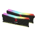 Produktbild: PNY 32GB (2x16GB) XLR8 Gaming Epic-X RGBTM DDR4 3600MHz Desktop Speicher - (MD32GK2D4360018XRGB), schwarz