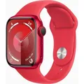 Produktbild: APPLE Watch Series 9 GPS + Cellular 41mm (PRODUCT)RED Aluminium Case with (PRODUCT)RED Sport Band - S/M