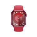 Produktbild: Apple Watch Series 9 (GPS + Cellular) 41mm Aluminiumgehäuse rot, Sportband rot