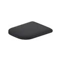 Produktbild: Duravit WC-Sitz Happy D.2, Toilettendeckel mit Absenkautomatik, Klodeckel aus Urea-Duroplast, mit Edelstahl Scharnieren, Anthrazit Matt