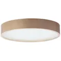 Produktbild: STOLARNIA PIKA Deckenlampe - Runde Holz Deckenleuchte Nabucco 3xE27 (∅47 cm) - Modern Grau-Braun Lampe für Schlafzimmer, Wohnzimmer, Flur, Küche - Stilvolle Kiefernholz LEJA