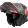 Produktbild: Bogotto Motorradhelm H271 Taog Bluetooth Klapphelm, integriertes Kommunikationssystem,integriertes Sonnenvisier schwarz M