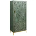 Produktbild: Riess Ambiente Highboard Peacock - 170cm - grün - Mangoholz mit Stauraum