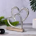 Produktbild: Herz Dekoaufsteller Dekoobjekt Silber Amour -8-