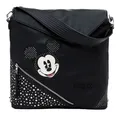 Produktbild: Desigual Mickey Backpack Schultertasche Rucksack Black schwarz silberfarben Neu