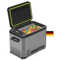 Produktbild: MAENTUM by Plug IN Festivals - Elektrische Kühlbox - Kompressor Kühlbox 12V 230V, USB & App-Steuerung - leise <45 dB - bis -20 Grad - Icecube X Gefrierbox für Auto, Camping & Festivals (40 Liter)