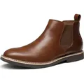 Produktbild: Herren Stiefel Chelsea Boots Stiefeletten Stiefel, Farbe: Braun, Größe: 40 - Braun - 40