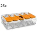 Produktbild: WAGO 5 Leiter COMPACT-Verbindungsklemme mit Hebel flexibel 221-415 (25 Stk. VPE)