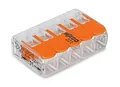 Produktbild: Wago Compact Hebelklemme 211 Anzahl Leiter: 5, 0,14 - 4 mm², 25 Stück