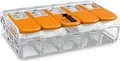 Produktbild: WAGO Verbindungsklemme 221-415 | 5-Leiter COMPACT | 0,14-4 mm² | mit Hebel | transparent | 450V | für alle Leiterarten