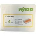 Produktbild: WAGO Klemme mit Hebel Leiter 5/Stück 25/221-415 Verbindungsklemme 4mm²