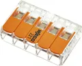 Produktbild: Wago 221-415 COMPACT Verbindungsklemme 0,14-4mm² 5-Leiter Hebelklemme 25 Stück