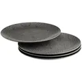 Produktbild: MÄSER Pizzateller 33 cm 4er Set, Trad. Tiles Schwarz, 581195