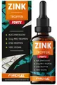 Produktbild: Zink Tropfen FORTE 100ml - 2700 Tropfen extra hochdosiert mit 3 mg aus Zink-Sulfat - sehr ergiebig, bis zu 540 Anwendungen - hohe Bioverfügbarkeit, ohne Alkohol, laborgeprüft & vegan