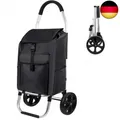 Produktbild: Strex Einkaufstrolley mit Rädern - Faltbar - Abnehmbare Einkaufstasche -