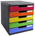 Produktbild: EXACOMPTA Schubladenbox MODULO A4, 10 Schübe, harlekin