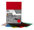 Produktbild: ProfiOffice® Deckblätter, DIN A4, transparent-rot, glänzend, 0.20 mm, 100 Stück(59004)