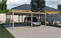 Produktbild: weka Flachdach-Doppelcarport 618 Gr.2 ohne Dachein