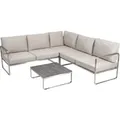Produktbild: Greemotion Lounge-Set Sydney Edelstahl Silber-Beige 4-tlg.