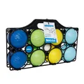Produktbild: 60044 Boccia Spielset für Kinder 9 tlg – Kunststoff – 8 Kugeln in 4 Farben + ...