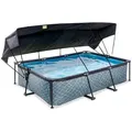 Produktbild: Exit Toys Pool-Set, Grau, Kunststoff, 200x65x300 cm, CE, Freizeit, Pools und Wasserspaß, Pools, Aufstellpools