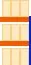 Produktbild: Schulte Lagertechnik Schulte Palettenregal, Anbauregal, B 2786 x T 1100 x H 3000 mm, 3 Ebenen, Palettengewicht bis 800 kg, Feldlast 5395 kg, blau/orange 657134