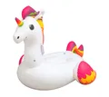 Produktbild: Schwimmtier Reittier EINHORN Zwei stabile Haltegriffe 163 x 110 x 95,5cm Neu/Ovp