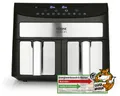 Produktbild: Cuisine Edition Heißluft-Fritteuse - Zweikammer 7 l - Edelstahl/schwarz
