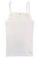Produktbild: HERMKO 2460 Mädchen Trägerhemd aus 100% Bio-Baumwolle, Naturfaser-Unterhemd BZW. Top, Farbe:weiß, Größe:140