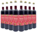 Produktbild: Bleichhof Himbeersaft — 100% Direktsaft, vegan, 8er Pack (8x 0,47l)