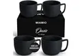 Produktbild: MiaMio Tasse 4er Kaffeetassen Set aus Keramik Kaffeebecher - Oasis Collection, 4-tlg.
