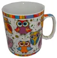 Produktbild: Jumbo , Porzellan , Becher Eule 0,75 l Kaffeebecher