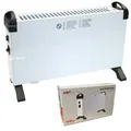 Produktbild: Konvektor Heizung 2kW Radiator Heizgerät Elektroheizung Heizer Heizkörper 2000W