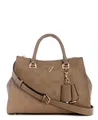 Produktbild: GUESS Handtasche Umhängetasche Cresidia II Society Satchel Dark Taupe