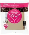 Produktbild: Hario Papierfilter V60-02, ungebleicht, 100 St, 100 Stück