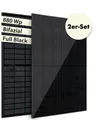 Produktbild: VALE Balkonkraftwerk Leistungsstarkes Solaranlage Set mit 2 Modulen Bifazial Full-Black, (private Energieerzeugung, Photovoltaik Set, 880, 890, 900, 920 Wp, private Energieerzeugung, Photovoltaik Set, 880, 890, 900, 920 Wp), BKW, PV-Anlage, Solarpanele, Solarstrom, H 172,2cm, B 113,4cm, T 3cm
