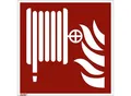 Produktbild: Brandschutzzeichen, Löschschlauch, VE 10 Stk, Aluminium, 150 x 150 mm kaiserkraft