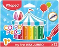 Produktbild: Maped M861311 - Wachsmalstifte Color Peps Wax Jumbo, 12 Stück