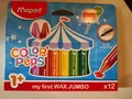 Produktbild: Maped My first Wachsmalstifte Color Peps JUMBO 12er Wachsmaler Crayons