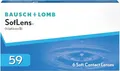 Produktbild: Bausch + Lomb SofLens 59 Monatslinsen, sphärische Kontaktlinsen, weich, 6 Stück BC 8.6 mm / DIA 14.2 / -3.25 Dioptrien