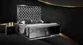 Produktbild: JVmoebel Schlafzimmer-Set Boxspringbett mit Textilbezug und Nachttisch in modernem Design, Made in Europa