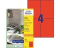 Produktbild: Avery Zweckform Etiketten Etiketten Inkjet/Laser/Kopier 105x48mm VE=400 Stück rot