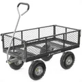 Produktbild: Gorilla Wagen, 362,9 kg Kapazität, robust, Robustes Stahlgeflecht, wandelbar, Flachbett, Garten, Outdoor, Transport, Nutzfahrzeug, Wagon, Wagon, Wagon, schwarz
