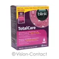 Produktbild: Blink Total Care Twin Pack 2 x 120ml 2 x 30ml Pflegemittel für harte Linsen AMO
