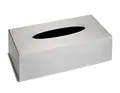 Produktbild: WENKO Edelstahlbox für Kosmetiktücher Boxmantel Tuchhülle Bad-Accessoire, Silber