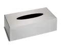 Produktbild: WENKO Kosmetik Box für Kosmetik Taschen Tücher Edelstahl Aufbewahrung Bad WC